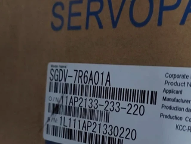 1 PC New Servo Driver SGDV-7R6A01A