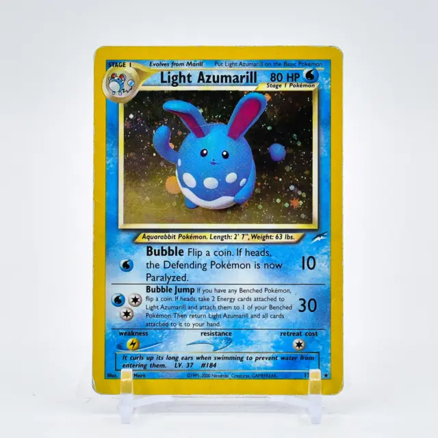 Light Azumarill - 13/105 Neo Destiny Unlimited Holo Rare Pokemon - MP/HP