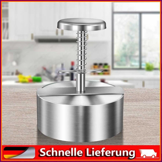 Burger Patty Maker prensa de carne antiadherente de hamburguesa ayudante de cocina (8,9 cm)