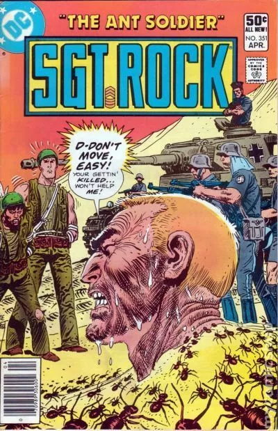 Sgt. Rock #351 VG 4.0 1981 Stock Image Low Grade