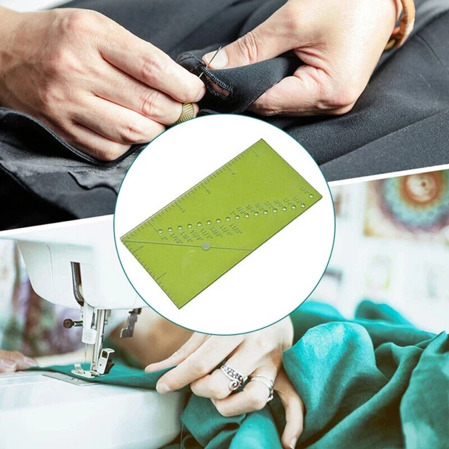 Seam Guide Lineal costuras perforadas hágalo usted mismo Allow ance Goberner asignación para coser