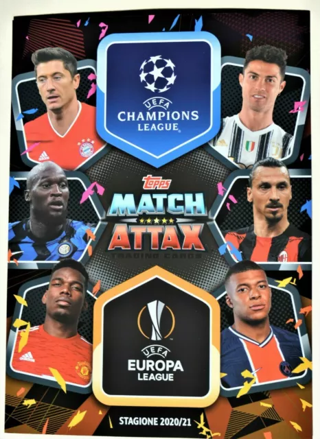 2020 2021 TOPPS CARD BASE CHAMPIONS LEAGUE 21 MATCH ATTAX Choose MENU' 1/2 PUT