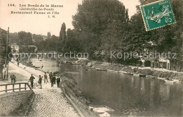 13698910 Joinville-le-Pont Les Bords de la Marne Restaurant Fanac et l'Ile Joinv