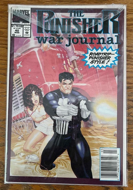 The Punisher War Journal Vol 1 #40 March 1992 Marvel Comics VTG Comic Book