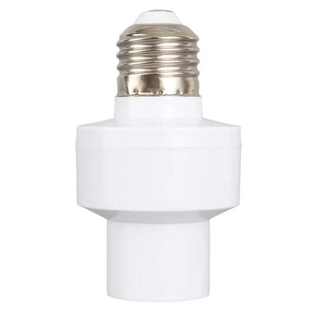 312 E27 Batten Lamp Holder / Socket Light Bulb Holder C/w Base (White