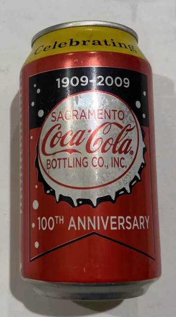 RARE Sacramento Coca-Cola 100 Year Can Full.