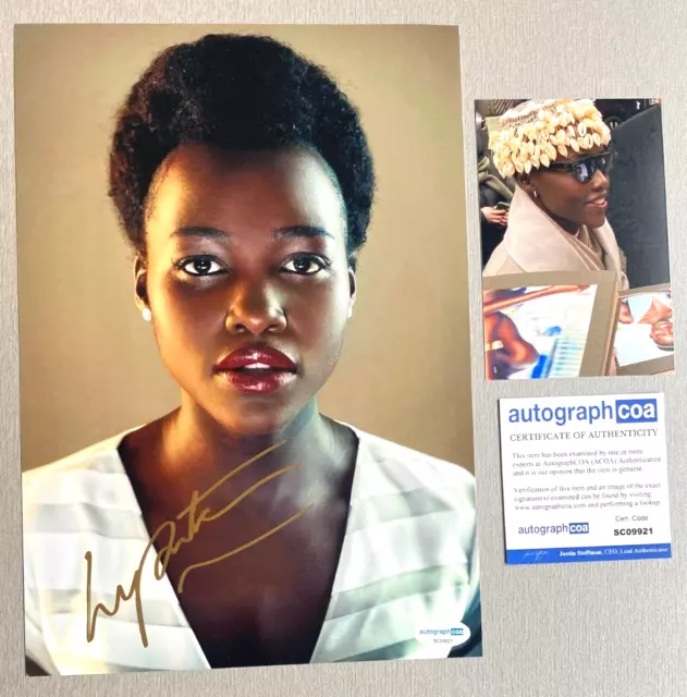 LUPITA NYONG'O "Star Wars" In-person signed Foto 20x30 Autogramm COA ACOA