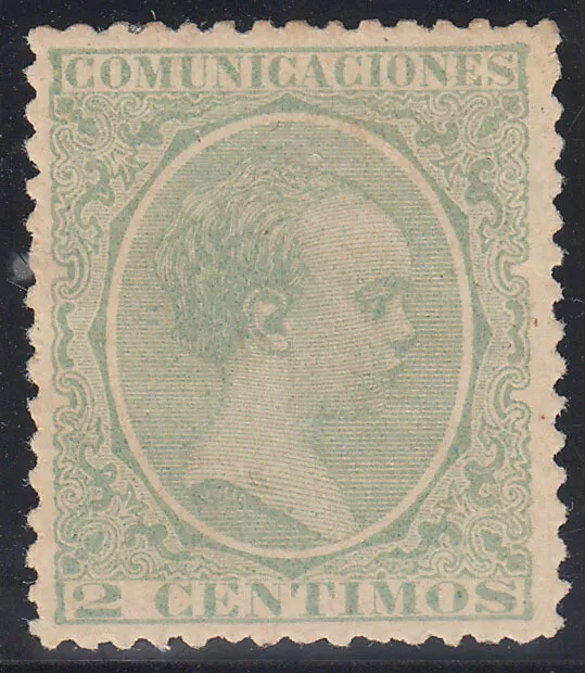 Edifil. Alfonso Xiii. Pelon. Nº 213. Nuevo Con Fijasellos. Muy Bonito. (2)