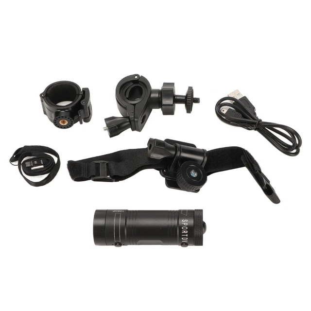 Motorcycle Helmet Camera HD 1080P Compact Bike Sports Camera With Microphone