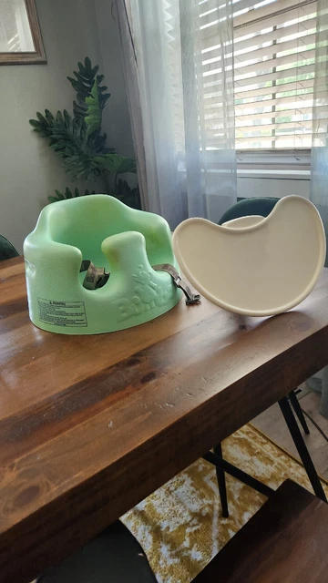 BUMBO Baby Floor Seat with Safety Straps & Tray - Hemlock: Great Condition