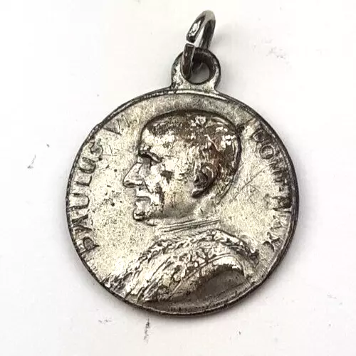 Vintage Catholic Pope Paulus VI, St Peter & St Paul Religious Medal