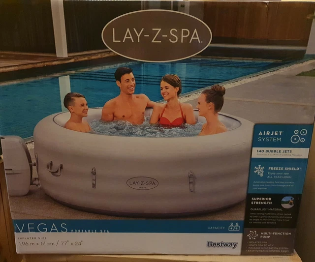 LAY Z Vasca idromassaggio Lazy Spa Vegas AirJet 6 persone NUOVA