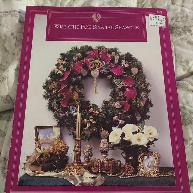 Folleto artesanal vintage (1991) Coronas para temporadas especiales #14271 Joni Prittie