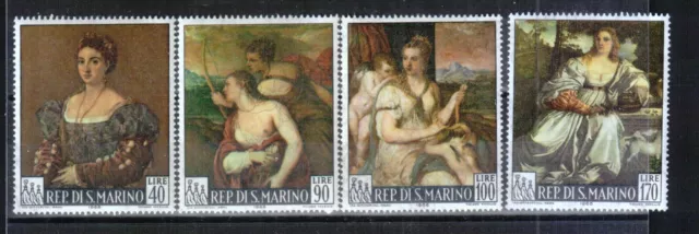 San Marino 1966 865 68 Pinturas De Titian