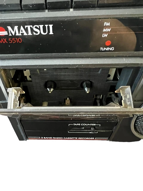 MATSUI MX5510 BOOMBOX style Radio Cassette Player Vintage Retro £32.99 ...