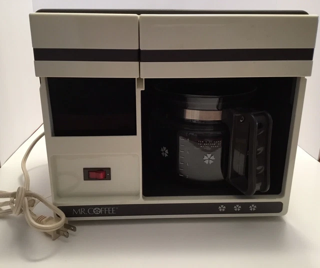 VINTAGE MR. COFFEE Compact Under The 10 Cup Coffee Maker UTC