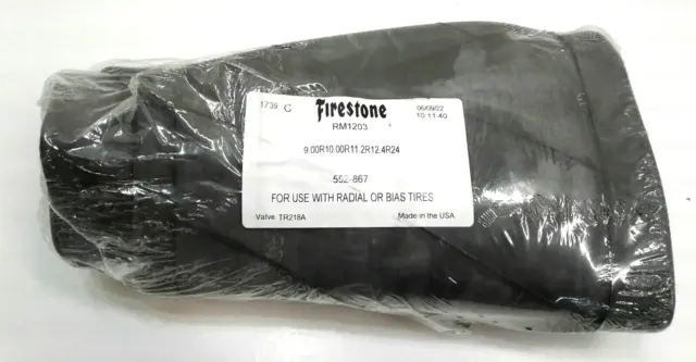 Firestone 552-867 Radial Tractor Implement Tube 9.00R10.00R11.2R12.4R24 TR218A
