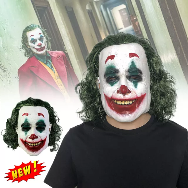 Horror Clown Latex Maske Halloween Kostüm Cosplay Party Gruselige Joker Maske