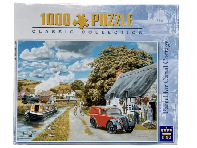 PARCEL FOR CANAL COTTAGE. King (5070)  Brand New 1000 Piece Jigsaw Puzzle.