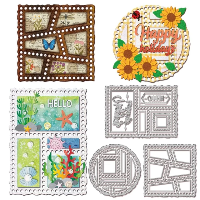 Matrices De Découpe 'Joyeux Anniversaire' - Pour Scrapbooking, Cartes, Loisirs Créatifs - Acier Carbone