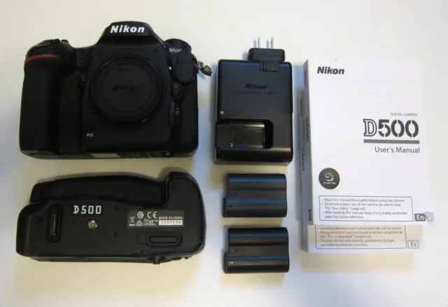 Nikon D500 20.9 MP Digital SLR Camera - Black (Body Only)