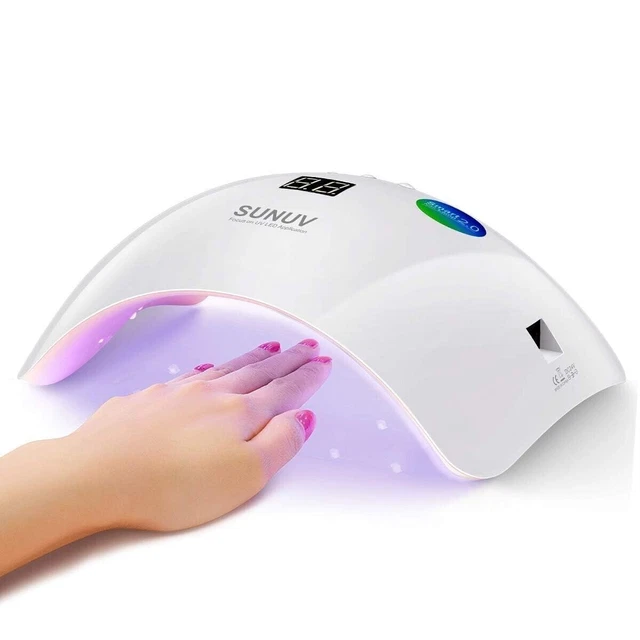 SUNUV Gel UV LED Lampada per Unghie, Asciuga Unghie 36W Lampada Polimerizzante