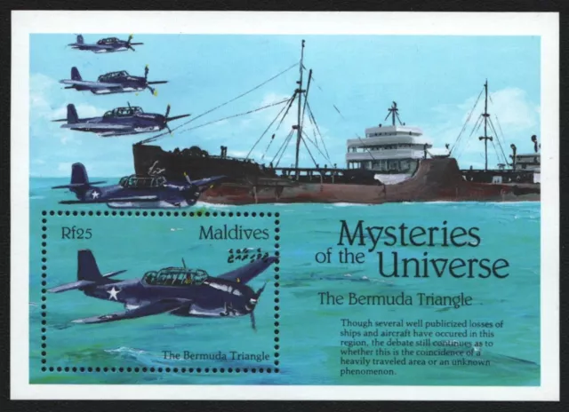 Malediven 1992 - Mi-Nr. Block 259 ** - MNH - Schiffe & Flugzeuge