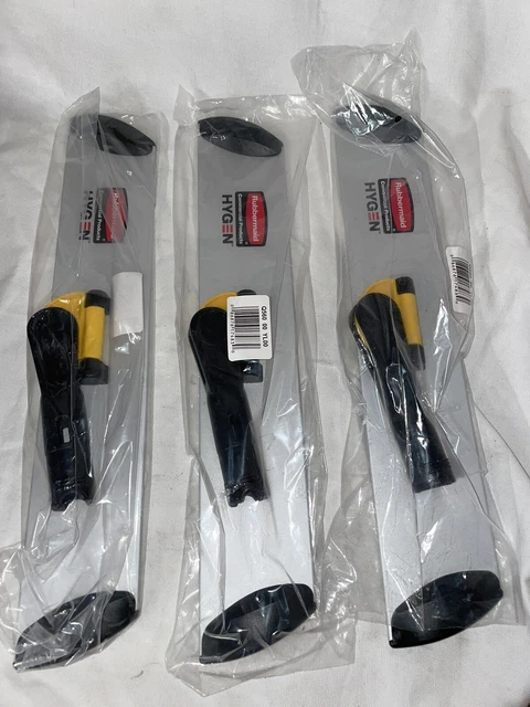 Lot Of (3) Rubbermaid Q560 Hygen, 17” Aluminum Quick Connect Frame, Q560-00-YL00