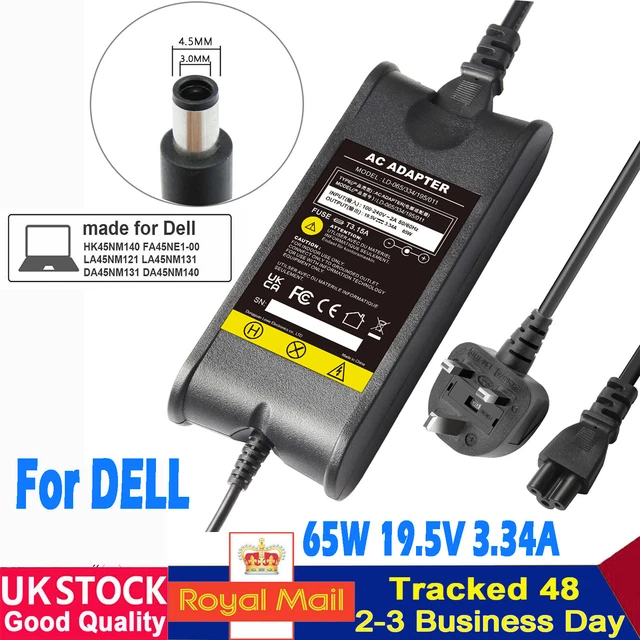 65W AC Adapter Charger For Dell OptiPlex 3020, 3050, 5050, 7040, 7050, 9020 Micro PCs