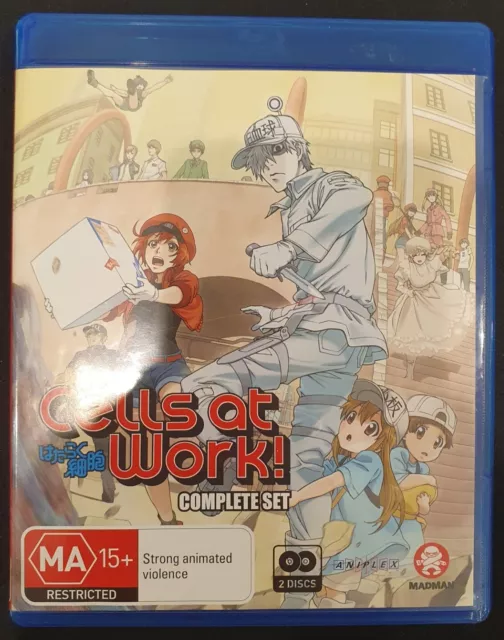 Hataraku Saibou!” and “Cells At Work! Code Black!” Blu-Ray/DVD