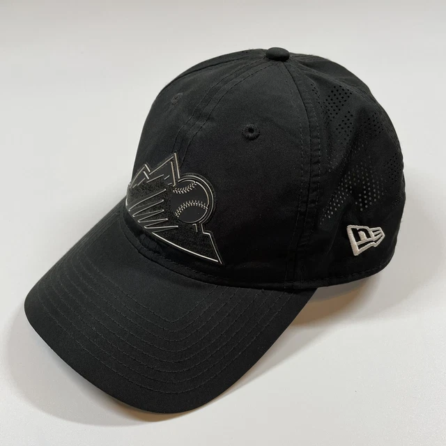 Colorado Rockies MLB Black Adjustable New Era Hat Mesh Back
