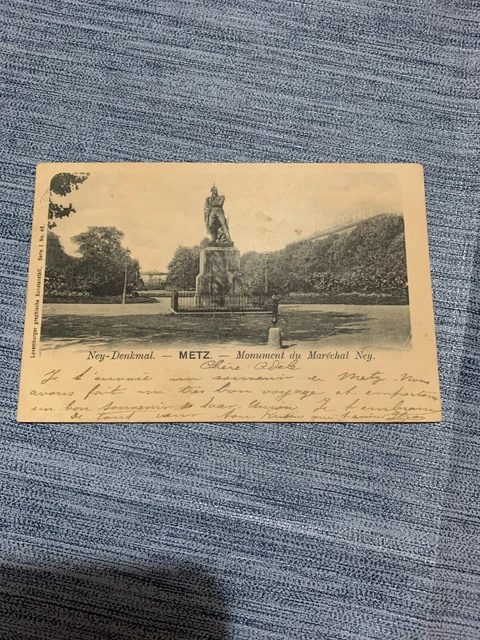 C.p.a N/B.*Metz* Marechal Ney Monument