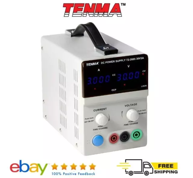 72-2935 - Tenma - Bench Power Supply, Encoder Control, DC