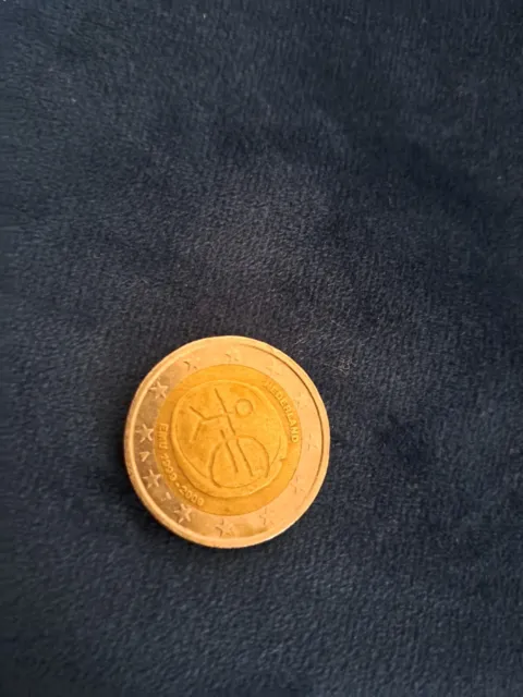 moneda 2 euros emu 1999-2000 niderland