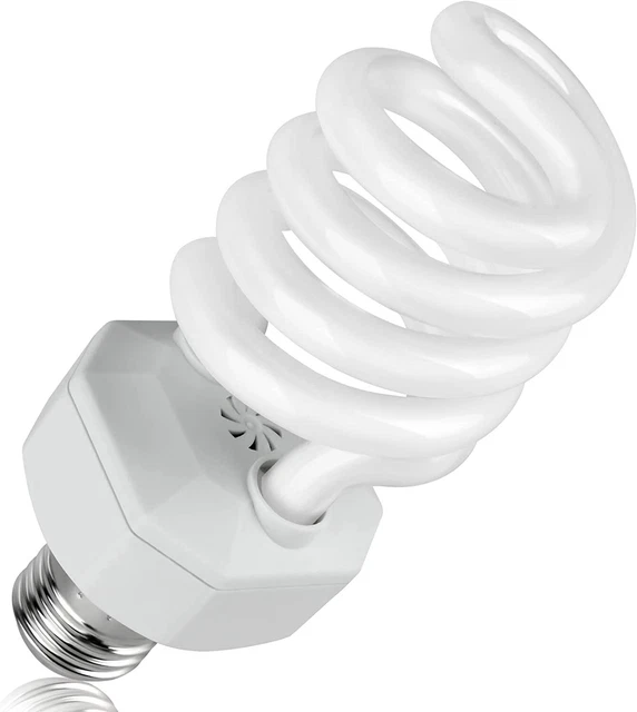 UVA UVB 5.0 Reptiles Bulb, 26W Dual-Threat UV Light Bulb, Compact Fluorescent