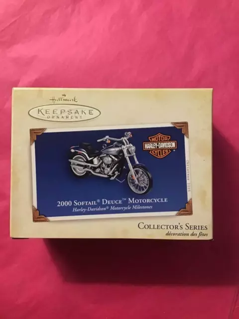 Hallmark Keepsake Ornament Harley Davidson 2005 #7 2000 softail deuce motorcycle