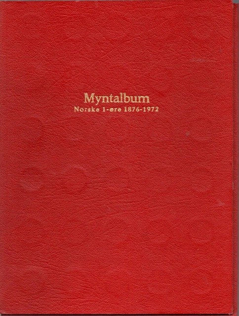 Norway -  Coin album with old 1 ører 1876-1972!