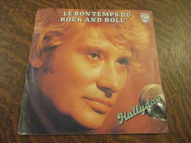 45 tours JOHNNY HALLYDAY le bon temps du rock and roll
