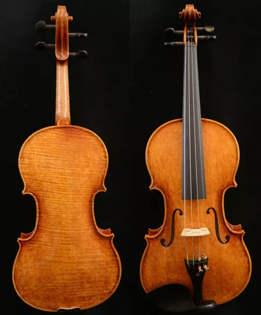 1-PC Back Master Violin Stradivari 1716 Messiah Violin Fantastic Sound W-074