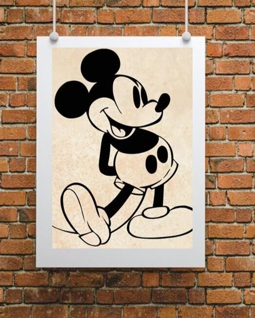 MICKEY MOUSE TOPOLINO WALT DISNEY - cm. 31x42 - POSTER formato A3