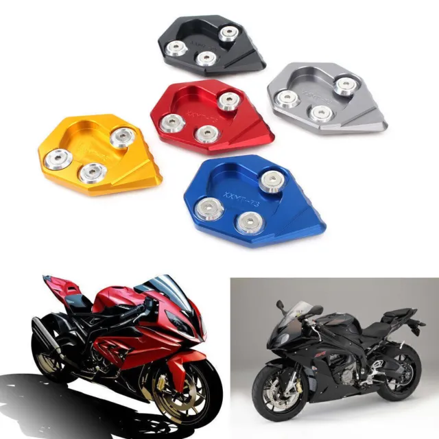 Sidestand Kickstand Extension Side Stand Plate Pad Fit BMW S1000RR 2015 - 2021