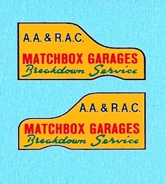 Matchbox 13 Ford Thames Trader | Garage Breakdown Service | Waterslide Decal