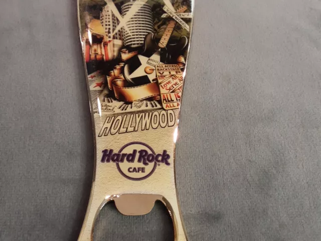 Hard Rock Cafe Bottle Opener Magnet Pilsner Hollywood