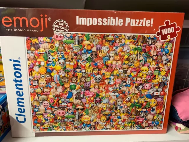 CLEMENTONI IMPOSSIBLE PUZZLE 1000 pièces - Emoji-NEUF SOUS BLISTER