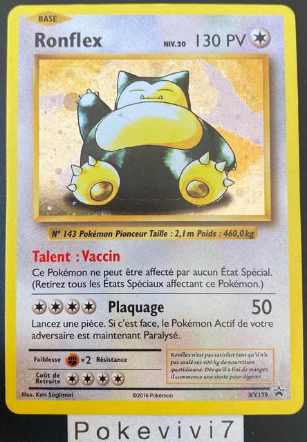 Pokemon Card RONFLEX XY179 HOLO PROMO XY FR USED