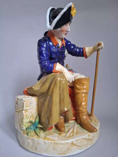 Porcelain figure Frederick the Great, the old Fritz.Germany. 3