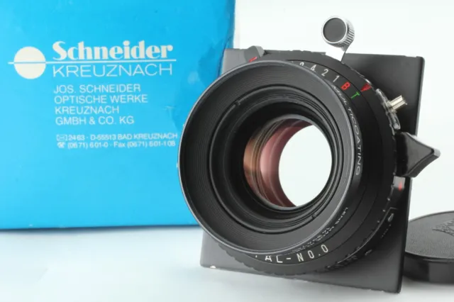 " Mint Avec / Boîte " Schneider Apo Symmar 120mm F/5.6 Mc Grand Format Verre