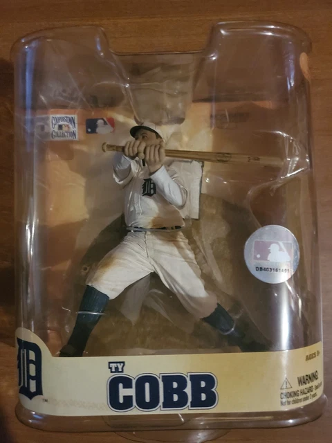 Mcfarlane Cooperstown Ty Cobb White Jersey Variant Mcfarlane Cooperstown Ty Cobb White Jersey Variant
