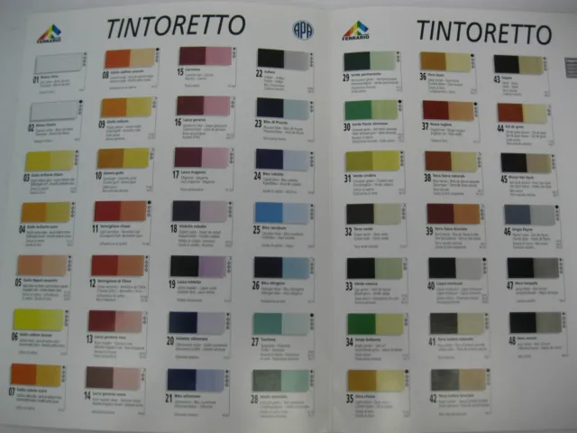Ferrario Tintoretto Watercolor paint 15ml Made in Italy  Please Choose /Y/COLOUR