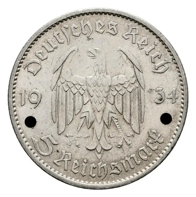 MGS DRITTES REICH 5 Reichsmark 1934 A vz+